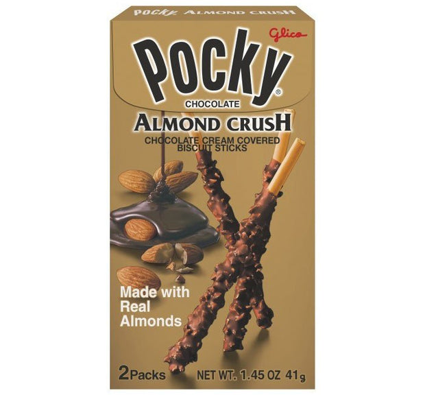 Glico Pocky 2.47oz Crunchy Biscuit Sticks | Almond Crush